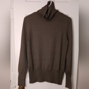 Banana Republic Silk Cotton Cashmere Sweater Turtleneck Size Medium